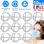 10Pcs 3D Mask Bracket 