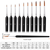 10Pcs Miniature Detail Paint Brush Set