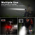 iMounTEK Bike Front Flashlight IPX4 Water-Resistant 