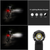 iMounTEK Bike Front Flashlight IPX4 Water-Resistant 