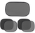 5 Pcs Car Sun Shade Side Rear Window Screen Mesh Cover 