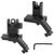 45 Degree Offset Rear Front Flip Up Sights