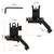 45 Degree Offset Rear Front Flip Up Sights