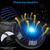 2Pcs 7In 75W Round LED Headlight 3800LM Halo Car Headlamp