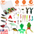 94Pcs Fishing Lures Kit Soft Plastic Fishing Baits Set