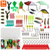 94Pcs Fishing Lures Kit Soft Plastic Fishing Baits Set