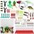 94Pcs Fishing Lures Kit Soft Plastic Fishing Baits Set