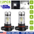 2PCS 1100LM 100W 5202 H16 LED Fog DRL Light Bulb