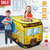 Kids Play Tent Foldable Pop Up Fire Truck Tent