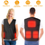 Heat Jacket Vest 3 Heating Gear Adjustable USB Heated 
