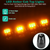 5Pcs Cab Roof Lights 12 LED 