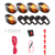 5Pcs Cab Roof Lights 12 LED 