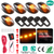 5Pcs Cab Roof Lights 12 LED 