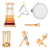 8Pcs Toddler Musical Toys Wooden Montessori Musical Instruments