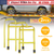 2Pcs Car Basket Straps Adjustable Tow Dolly Tire 