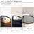 2Pcs Carbon Fiber Car Side Mirror 