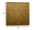 1 X 24 X 24 Gold Metallic Ridge - Wall Art - 689805006372