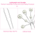 5 Pcs Wedding Bridal Hairpins 