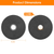 50 Pack 4.5" x 0.04" x 7/8" Cut Off Wheels Metal 