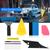 8 Pcs Car Auto Film Tool Kit Vehicle Vinyl Film Window Tint Wrap Tool 