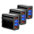 3 Packs 4-Port USB Wall Charger USB Hub Charger Wall 