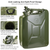 20L Gas Can 5 Gallon Spill Proof Gasoline Fuel Jerry Can Heavy Duty Steel