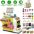 48Pcs Pretend Cash Register Play Toy Set 