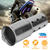 Pipe Silencer Muffler 51MM/2IN Exhaust Pipe Noise Sound Eliminator