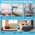 57.48IN Extra Long Toddler Bed Rail Guard Foldable Mesh Safety Kid