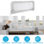 57.48IN Extra Long Toddler Bed Rail Guard Foldable Mesh Safety Kid
