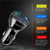 3 Port Fast LED Car Charger + 3 in 1 Cable Combo 