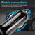 3 Port Fast LED Car Charger + 3 in 1 Cable Combo 