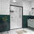 76" Black Glass Sliding Closet Doors
