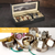 6 Slots Faux Leather Watch Box