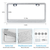 2Pcs Bling License Plate Frames 
