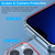 Magnetic Clear Phone Case Shockproof Transparent Phone Cover 