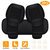 3Pcs Universal Car Seat Cushion Cover Breathable Vehicle Seat
