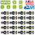 20Pcs T10 SMD5730 LED Light Bulb