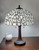 Homeroots Lighting 24" Stained Glass Leafy Vintage Accent Table Lamp, Stained Glass Finish