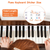 61-Key Piano Keyboard Stickers Removable