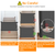 Baby Security Gate Retractable Door Extra Wide Child
