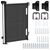 Baby Security Gate Retractable Door Extra Wide Child
