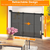 Baby Security Gate Retractable Door Extra Wide Child
