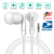 Aux Earphone 3.5mm Aux Wired Headphones Noise Isolating In-ear Earbuds 