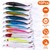 10Pcs Fishing Lures Kit Spoon Lures Hard Spinner Baits 