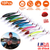10Pcs Fishing Lures Kit Spoon Lures Hard Spinner Baits 
