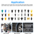 500Packs Bumper Fastener Rivets 