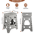 2 Pack 17.91In High Step Stool Folding Stepping Stool Lightweight 