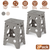 2 Pack 17.91In High Step Stool Folding Stepping Stool Lightweight 