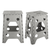 2 Pack 17.91In High Step Stool Folding Stepping Stool Lightweight 